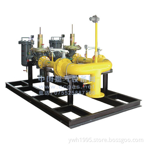 Direct combustion pressure regulator box
